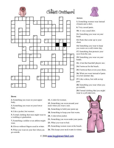 civilian attire crossword.